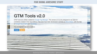 FOR DOING AWESOME STUFF 
Marketing Festival 2014 | #mktfest | @SimoAhava 
 