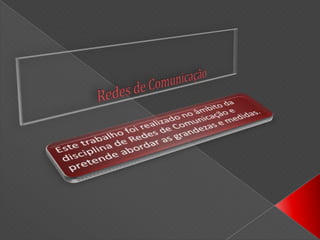 Redes de Comunicação