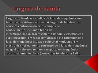 Bit rate ou taxa de transmissão