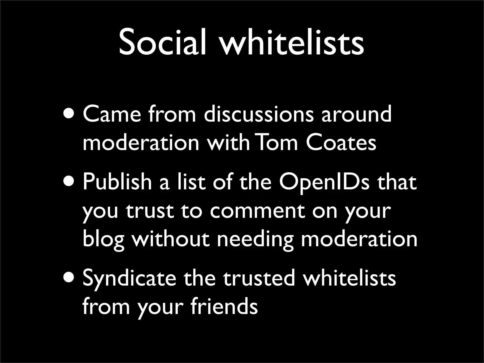 Simon Willison @ FOWA Feb 07
