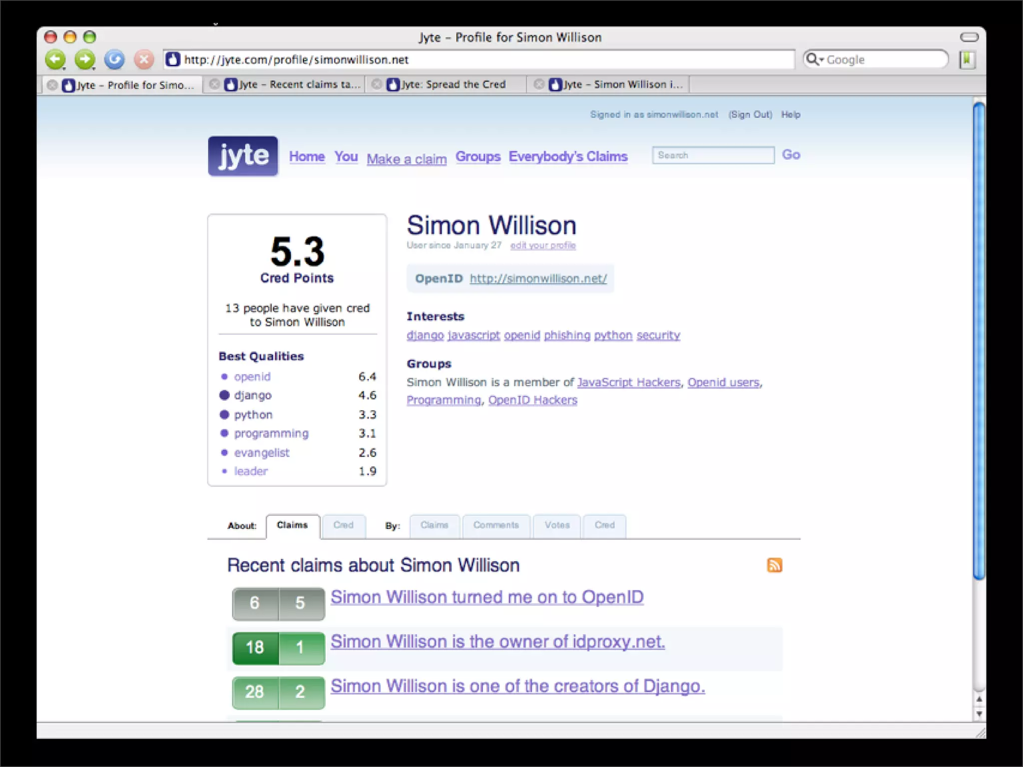 Simon Willison @ FOWA Feb 07