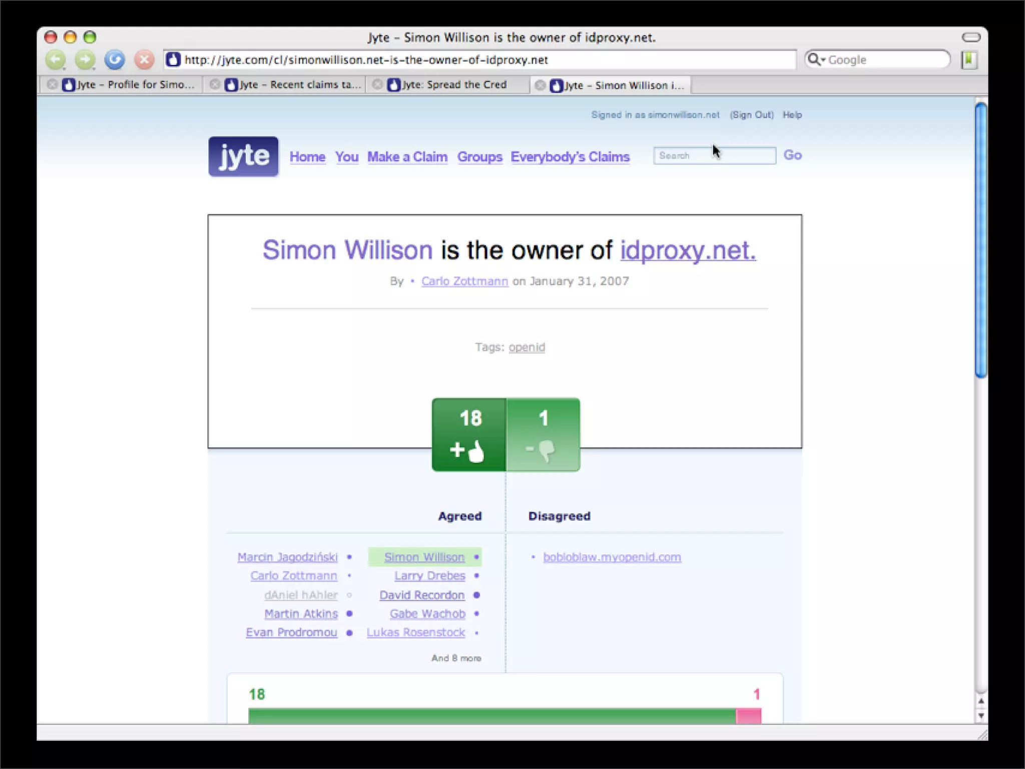 Simon Willison @ FOWA Feb 07