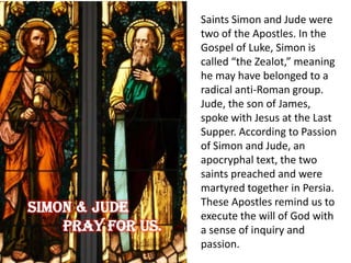 Feast of St.Simon and St. Jude | PPTX