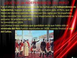 Con la decisiva victoria independentista Batalla de Boyacá</li></ul>¿Sabes por qué fue tan importante aquel triunfo?<br />...