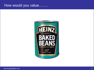 How would you value……..




www.burgisbullock.com     3
 