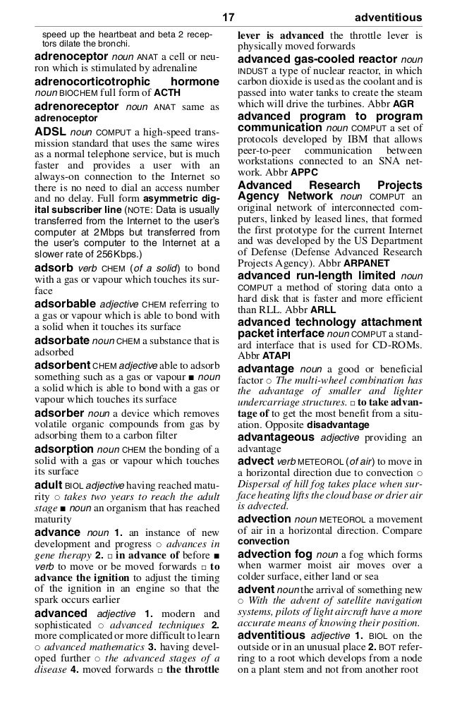 Dictionary of Science and Technology