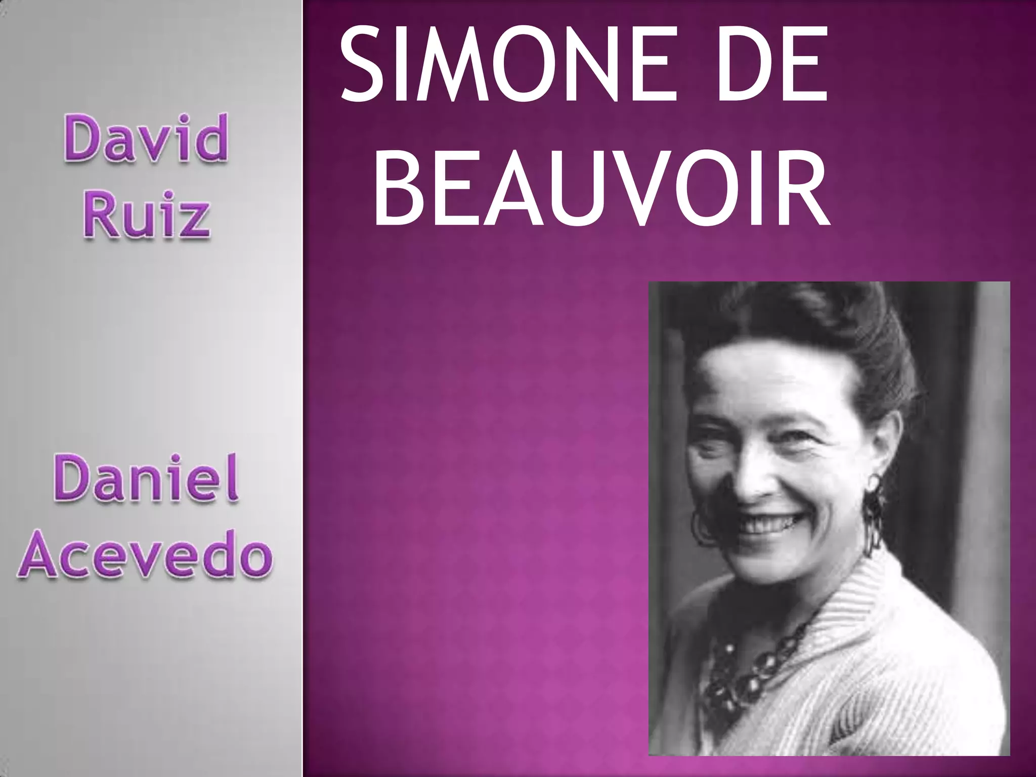 Simone de beauvoir feminismo | PPTX