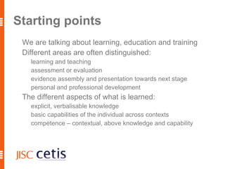 Needs a workable concept of competence, which comes first. 