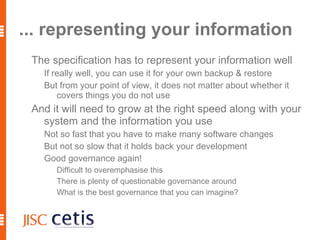 What do you need to consider? You need to think in some detail about your processes in in a lifelong life-wide perspective …  