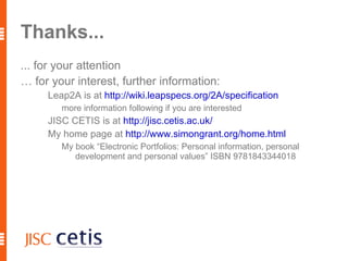 What information from other processes may be useful to your processes? e.g. what portfolio work in schools may be relevant to HE? What information might want to be passed on to others? e.g. what from HE may be useful to professional development? What information might be shared at the same time? e.g. what may be useful to share between e-portfolio tools or other development support or learning tools? 