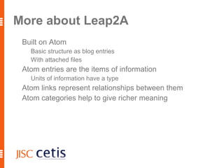 Can you pick up anything from what they do? The way these other systems store and use information is significant to you as it may constrain the extent of information portability or interoperability 