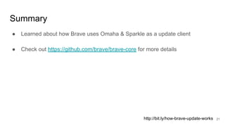 How Brave update works | PPT