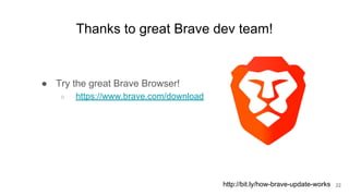 How Brave update works | PPT