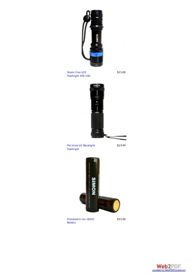 Simon led torch light