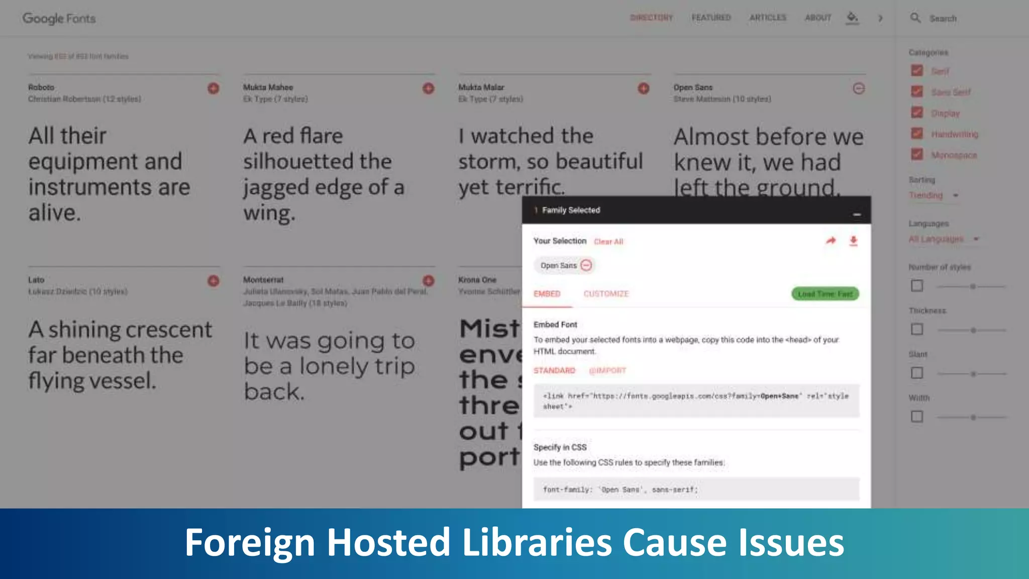 32Foreign Hosted Libraries Cause Issues
 