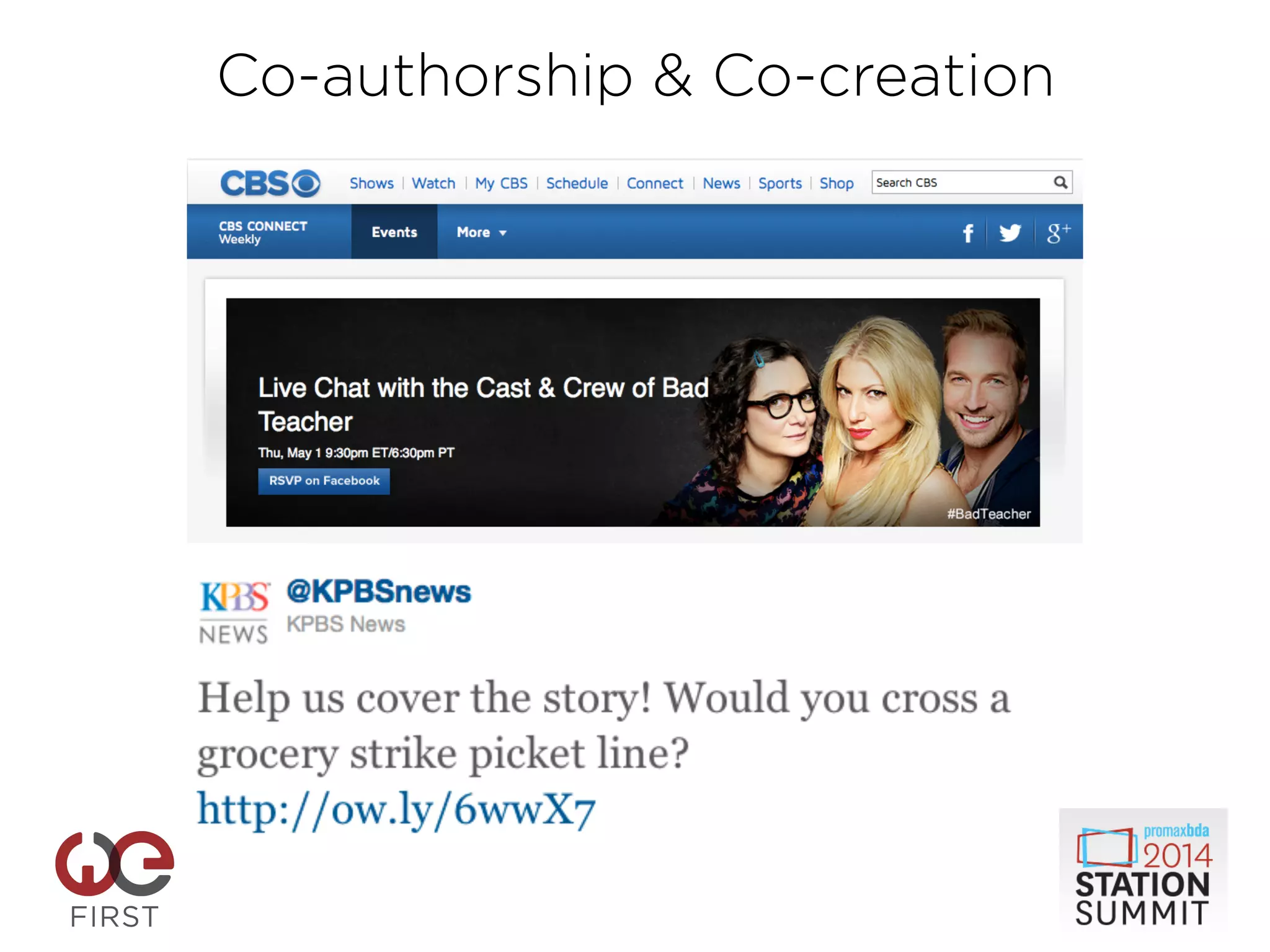 Co-authorship & Co-creation
 