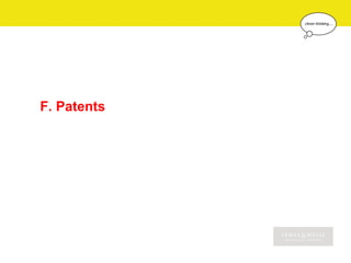 F. Patents
 