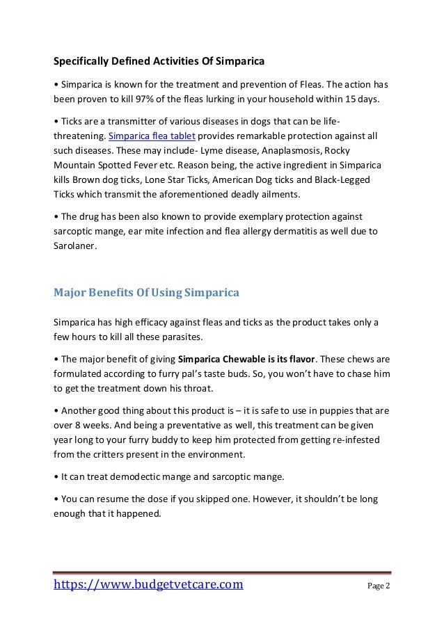 simparica side effects