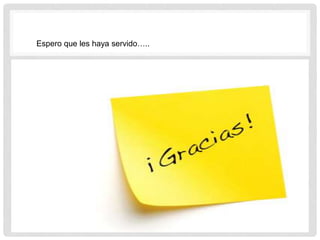 Espero que les haya servido…..
 