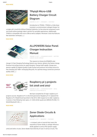 100 simple circuit diagram projects | PDF