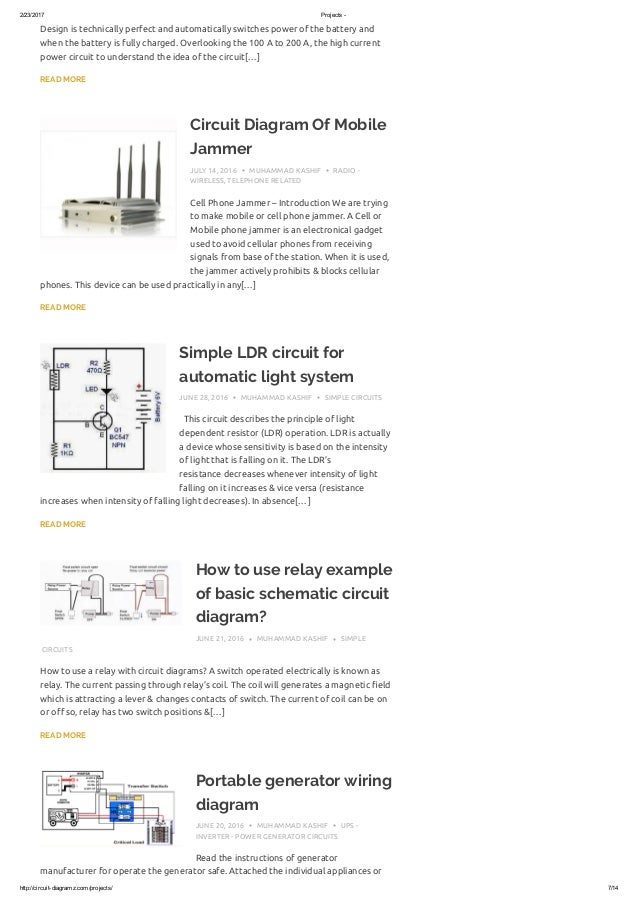 100 simple circuit diagram projects