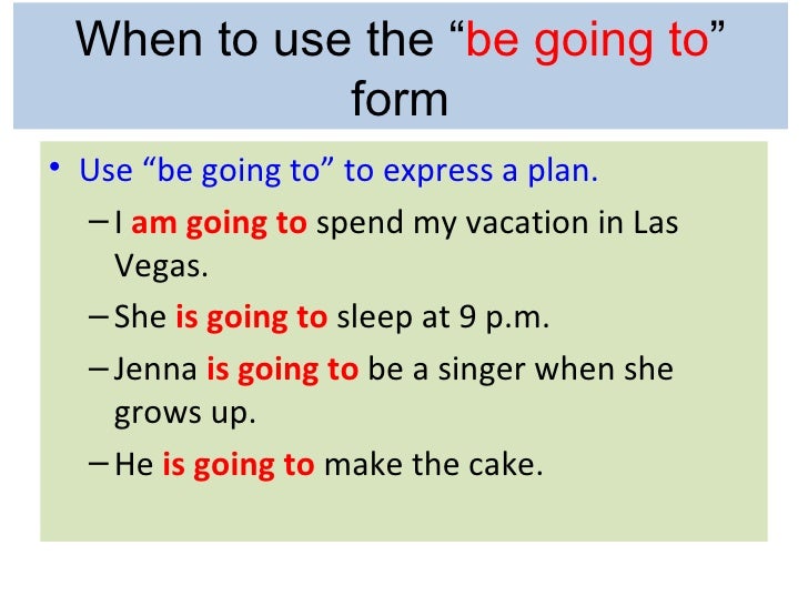 Resultado de imagen de i am going to when to use it