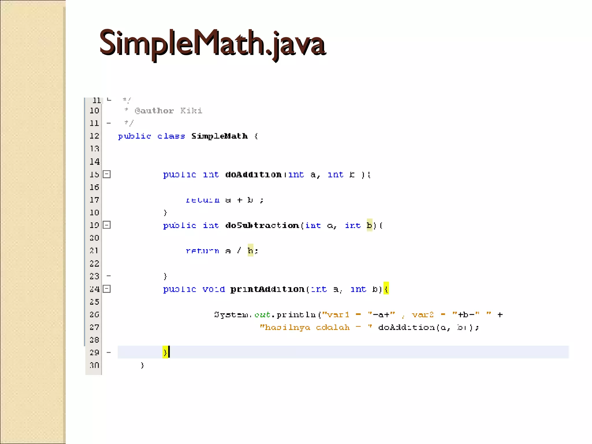SimpleMath.java 