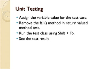 Simple Unit Testing With Netbeans 6.1 | PPT | Programming Languages ...