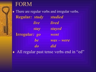 Simple Past Tense | PPT