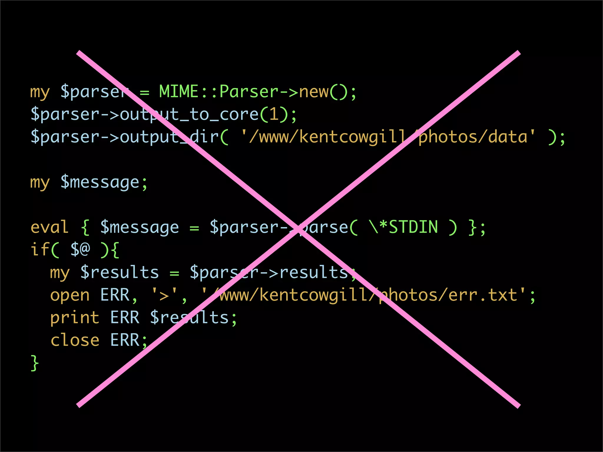 Simple Photo Processing and Web Display with Perl