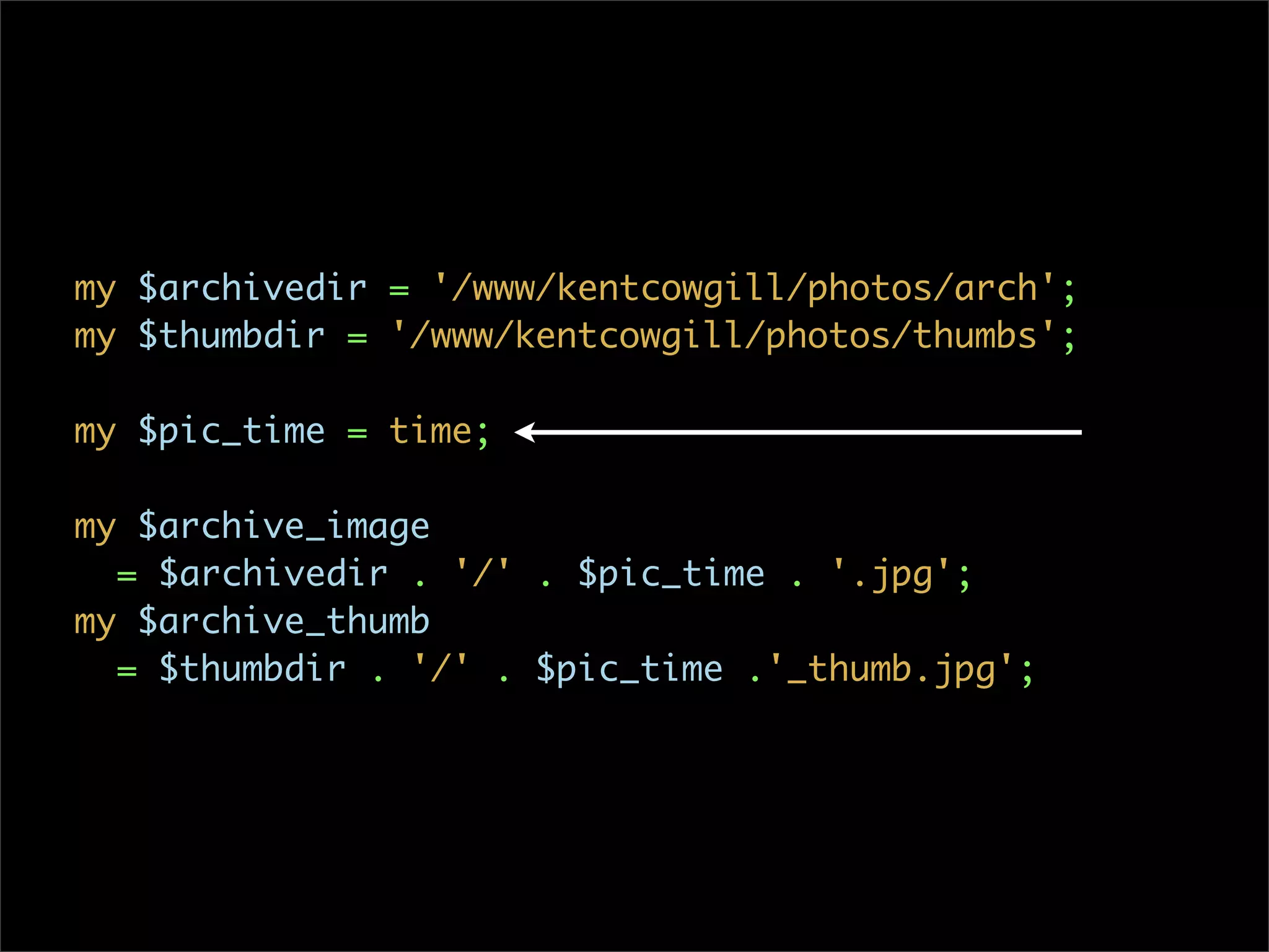 Simple Photo Processing and Web Display with Perl