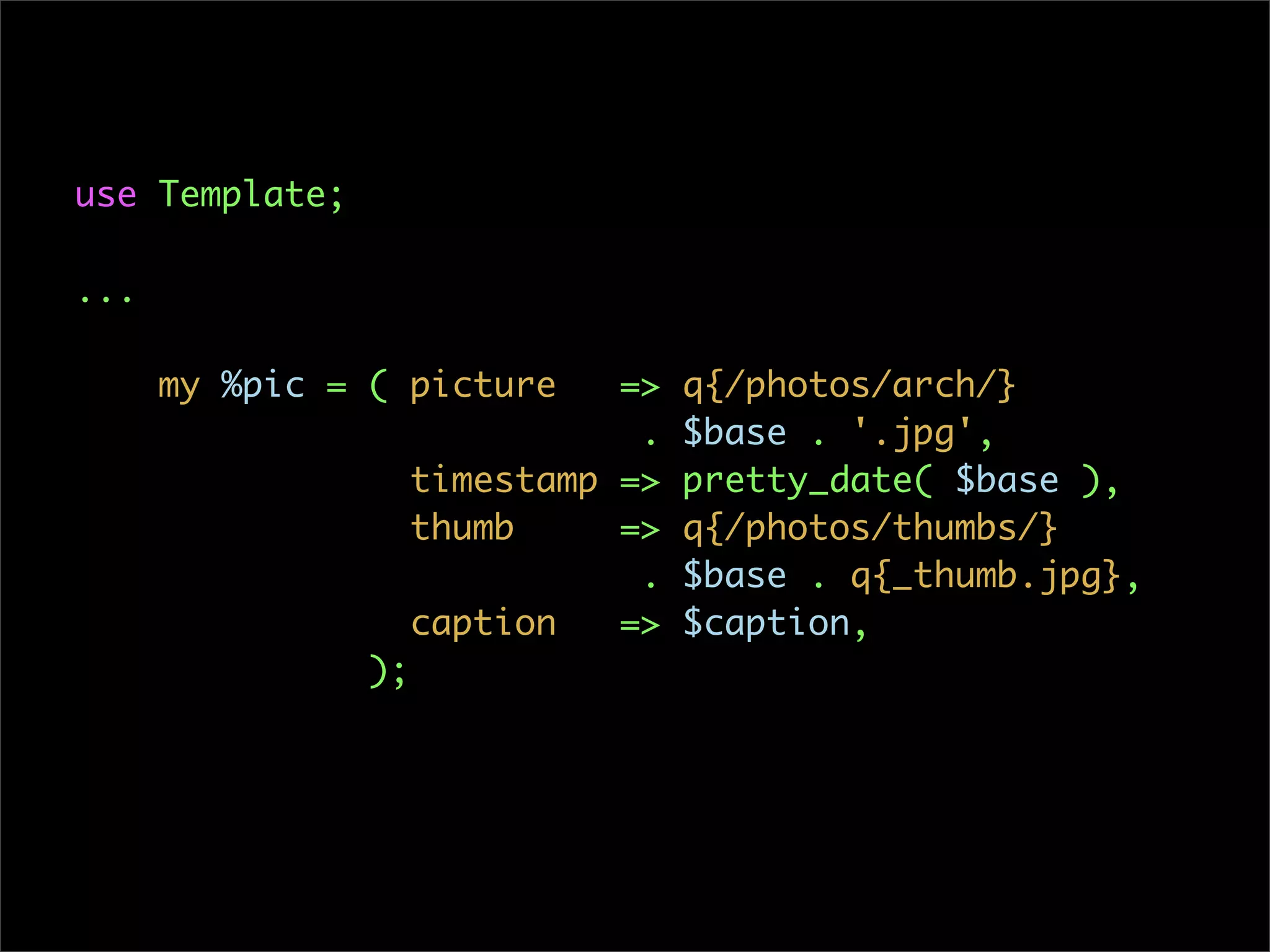 Simple Photo Processing and Web Display with Perl