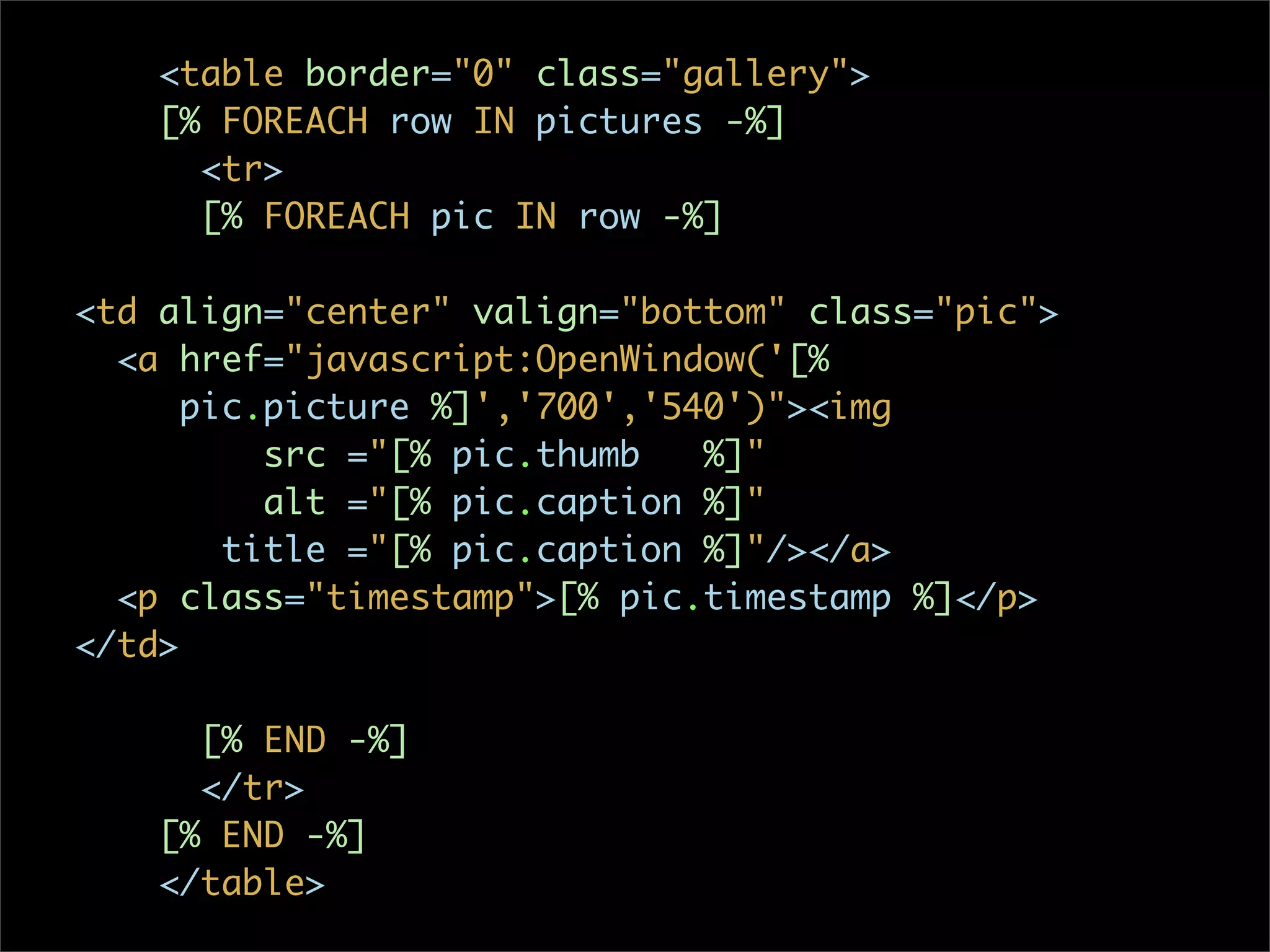 Simple Photo Processing and Web Display with Perl