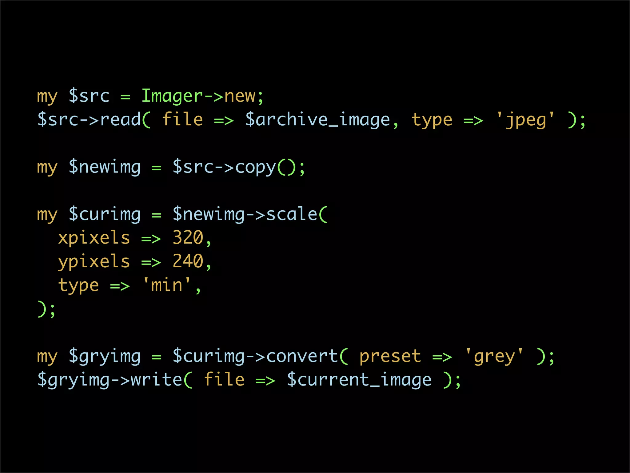 Simple Photo Processing and Web Display with Perl