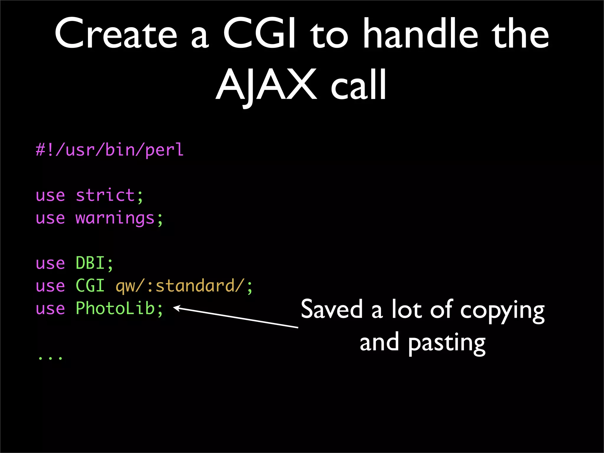 Simple Photo Processing and Web Display with Perl