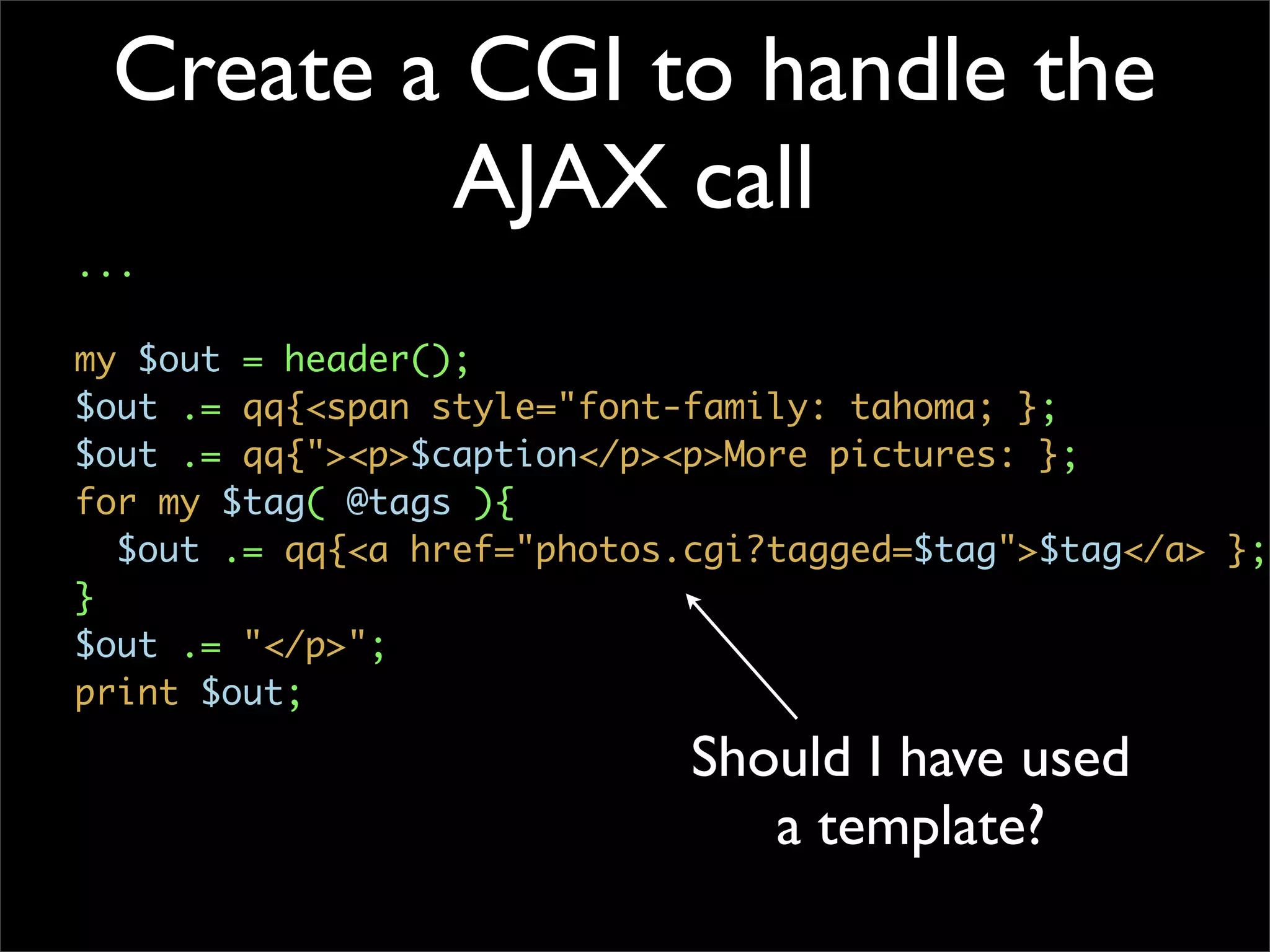 Simple Photo Processing and Web Display with Perl