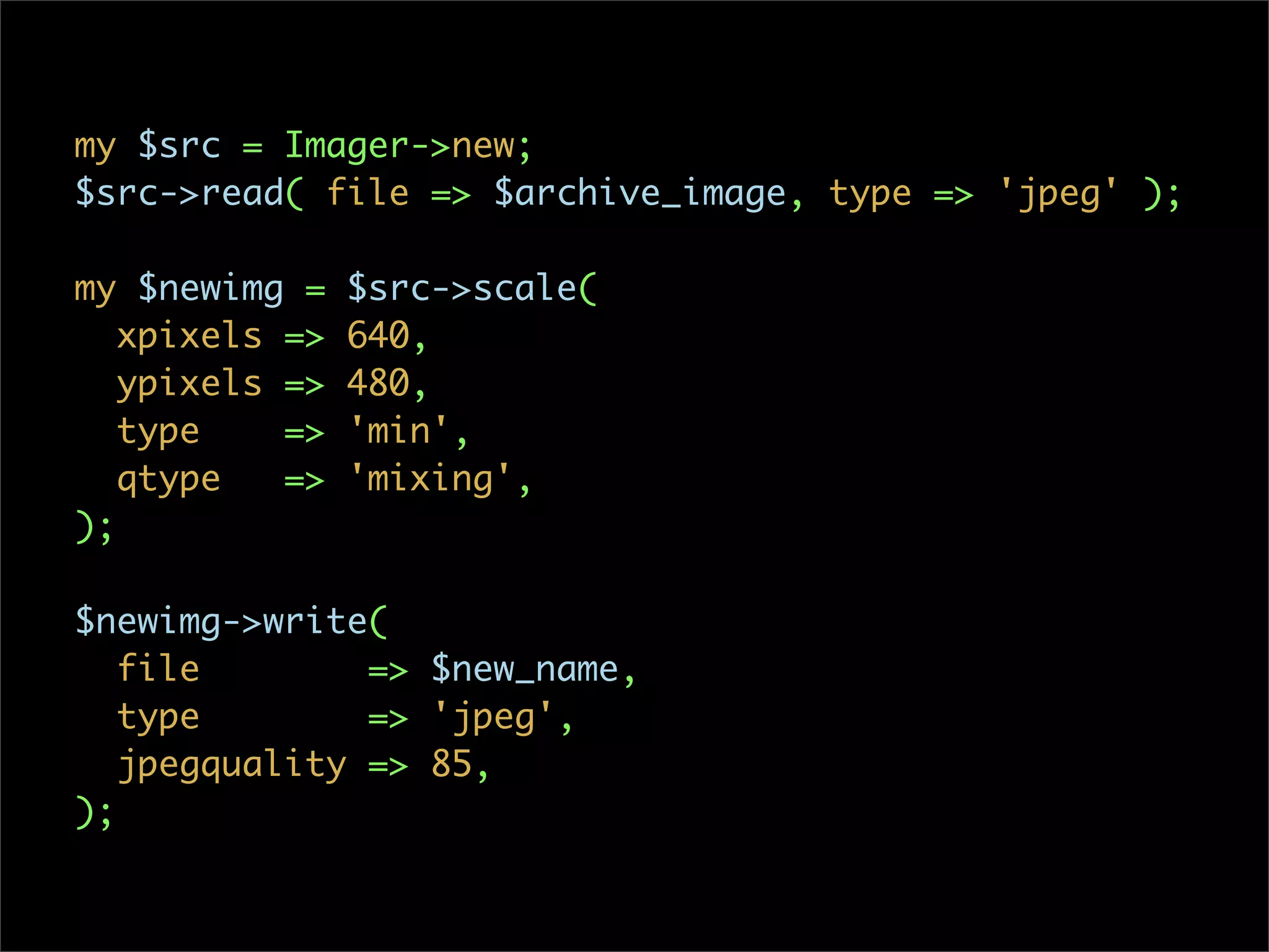 Simple Photo Processing and Web Display with Perl
