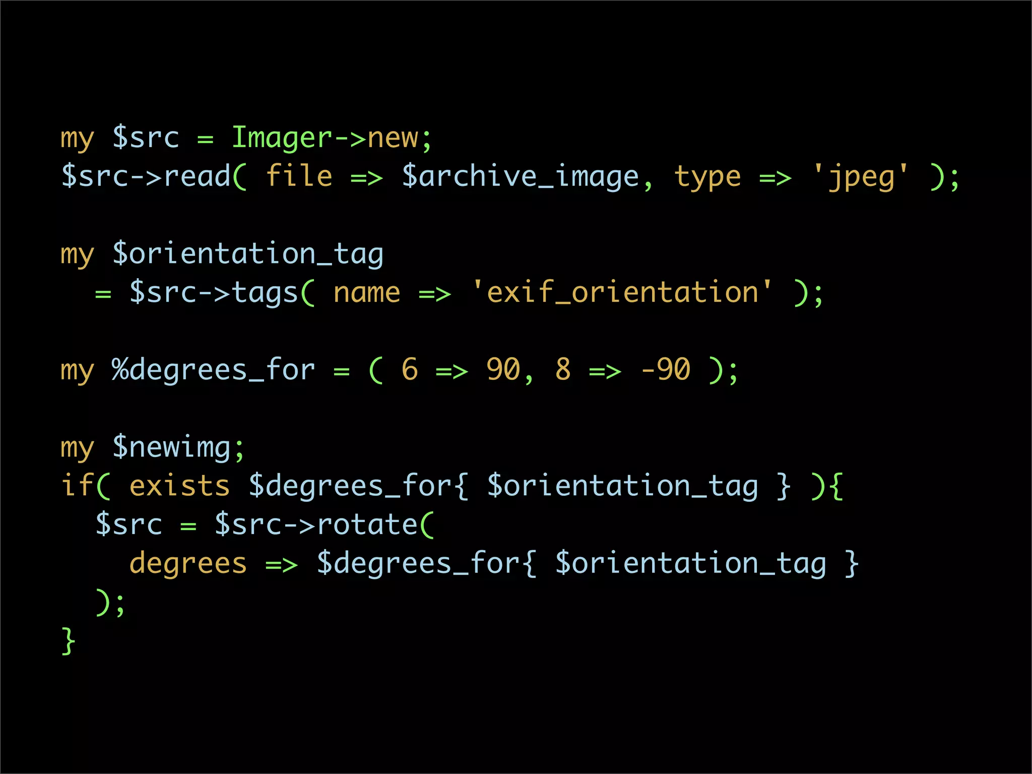 Simple Photo Processing and Web Display with Perl