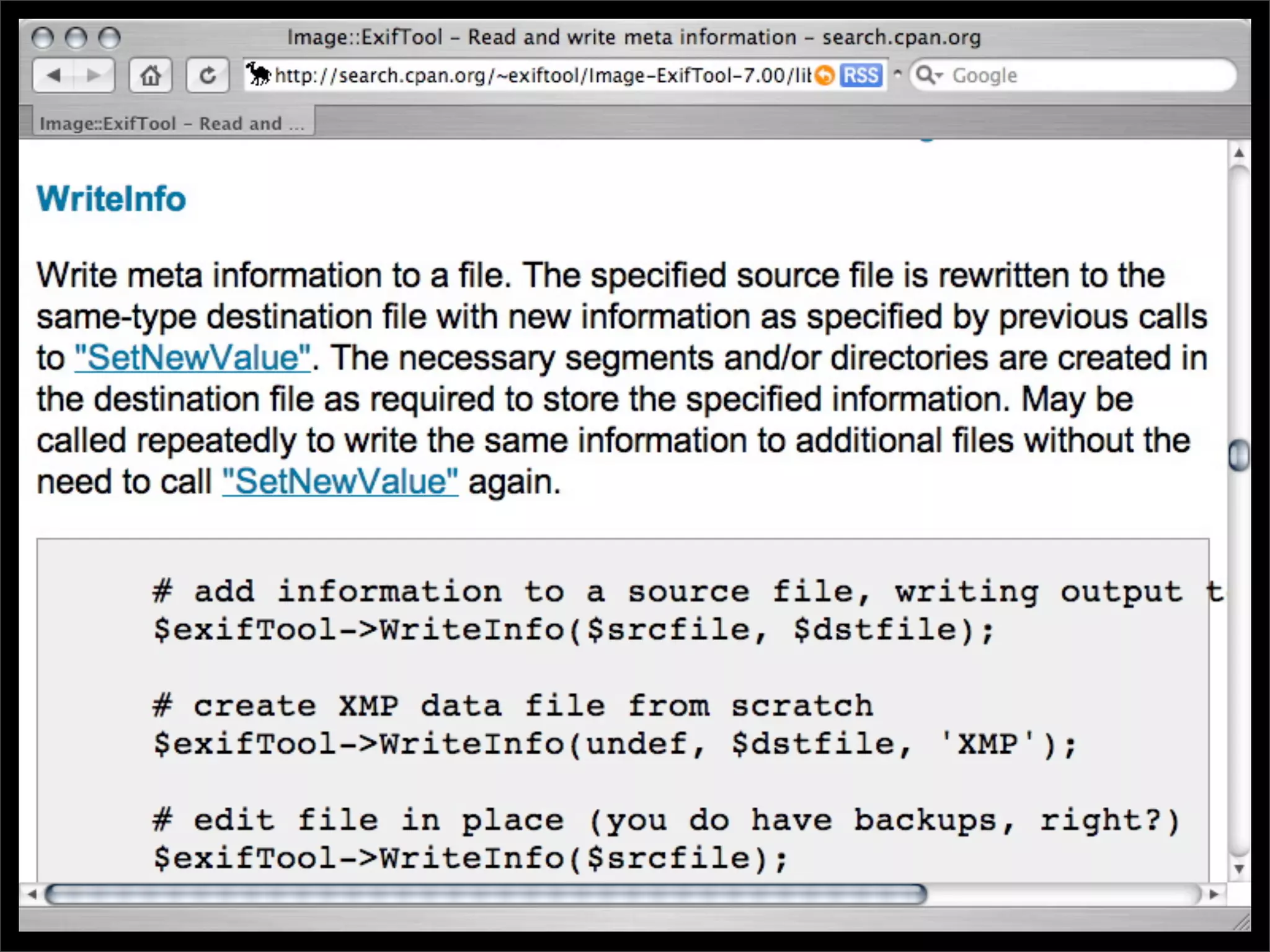 Simple Photo Processing and Web Display with Perl