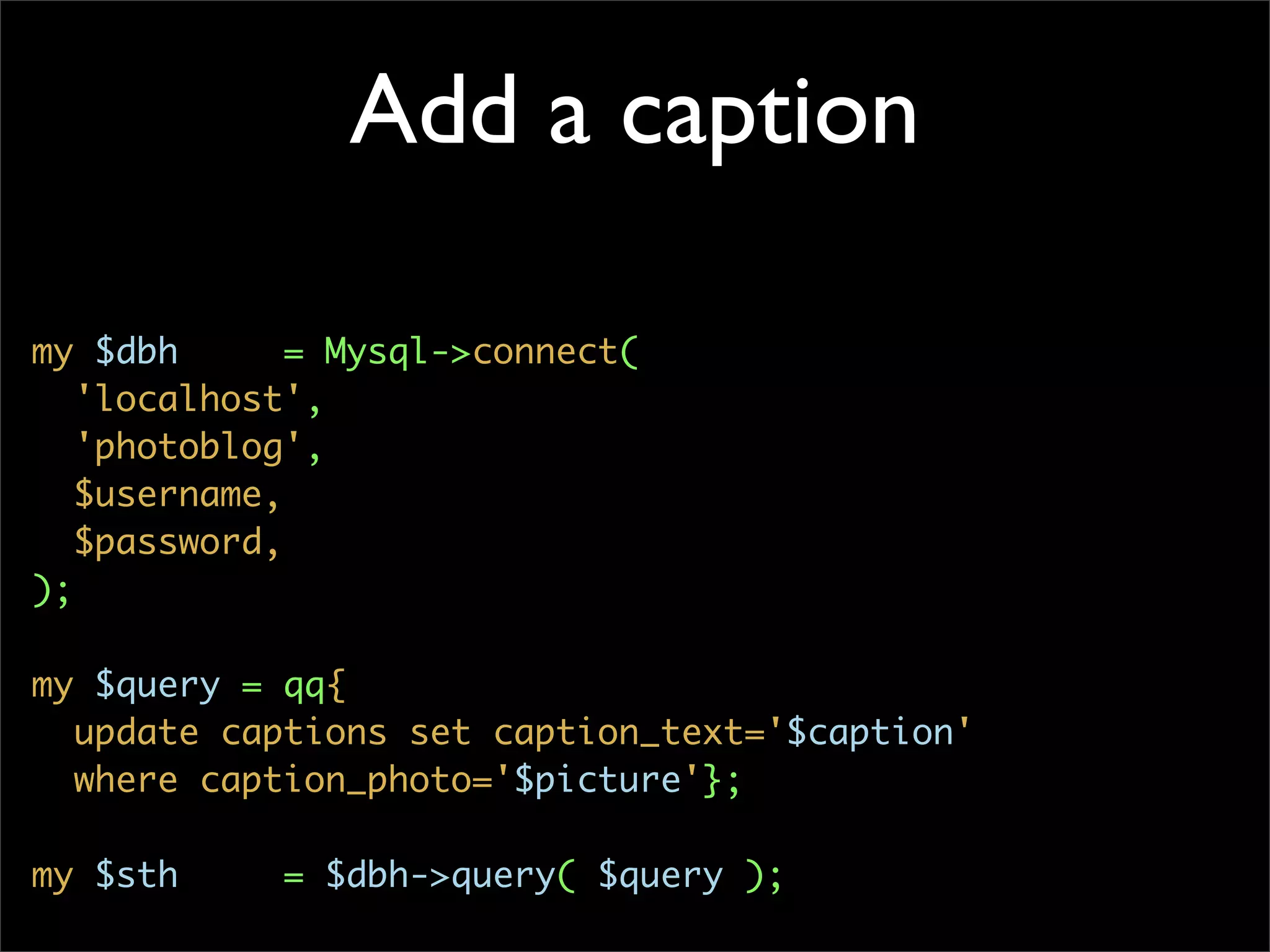 Simple Photo Processing and Web Display with Perl
