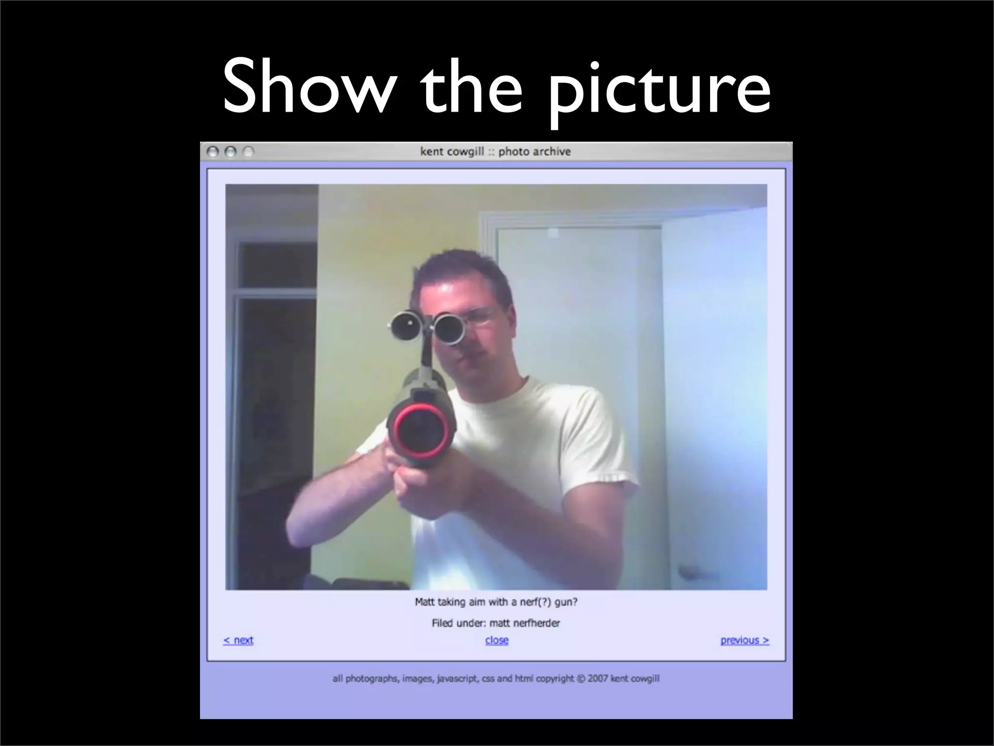 Simple Photo Processing and Web Display with Perl