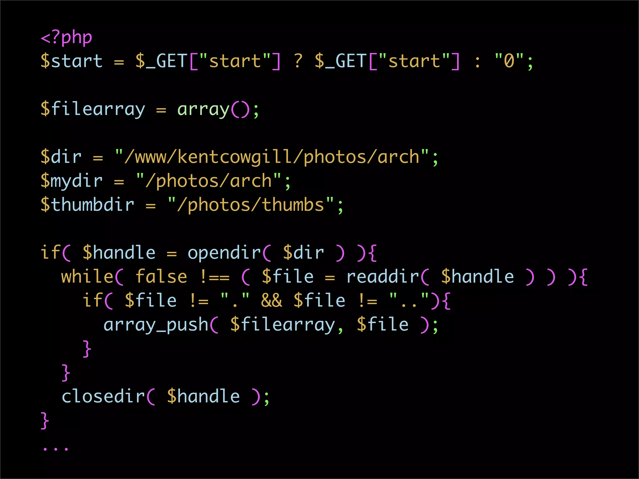 Simple Photo Processing and Web Display with Perl