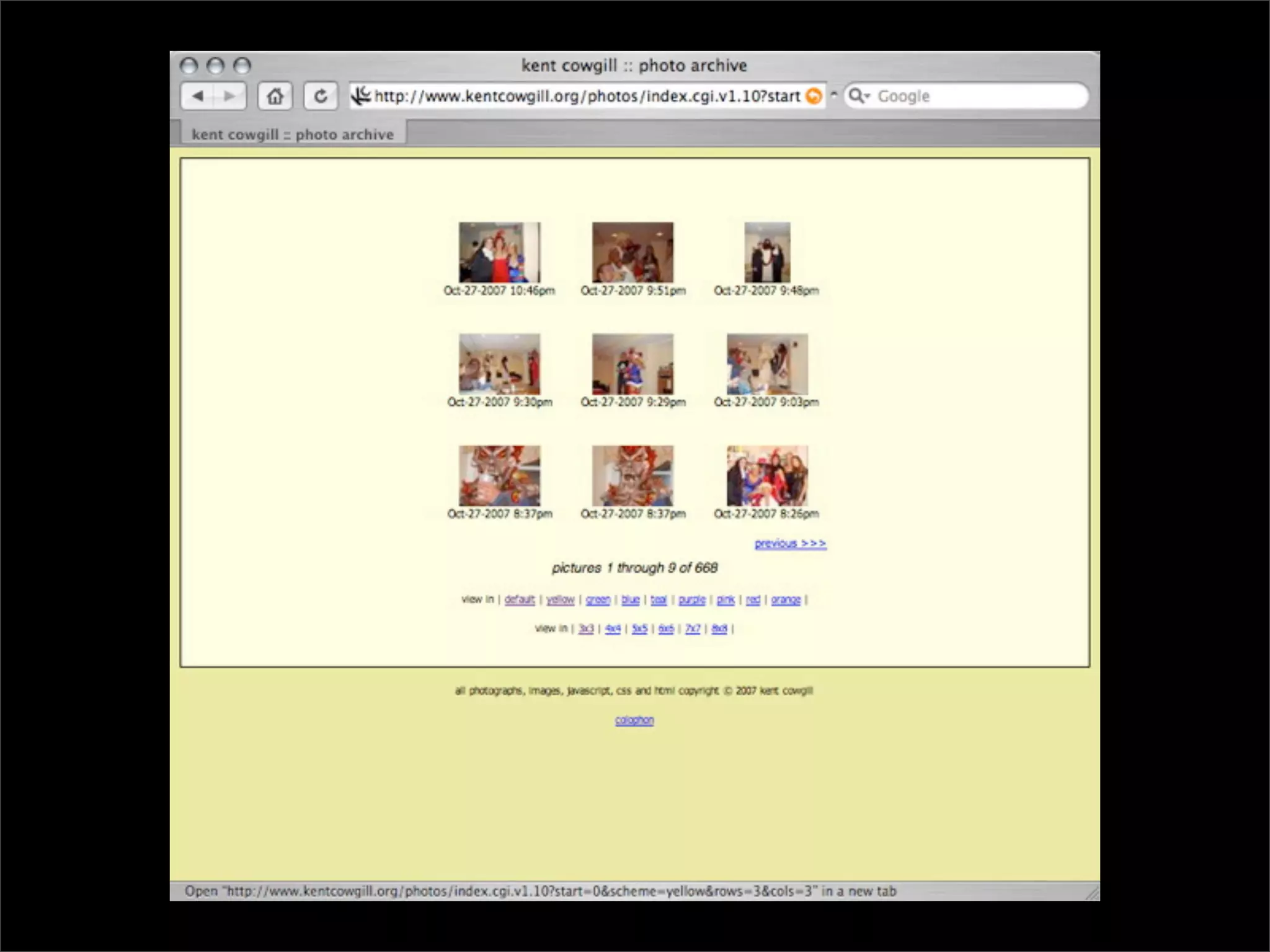 Simple Photo Processing and Web Display with Perl