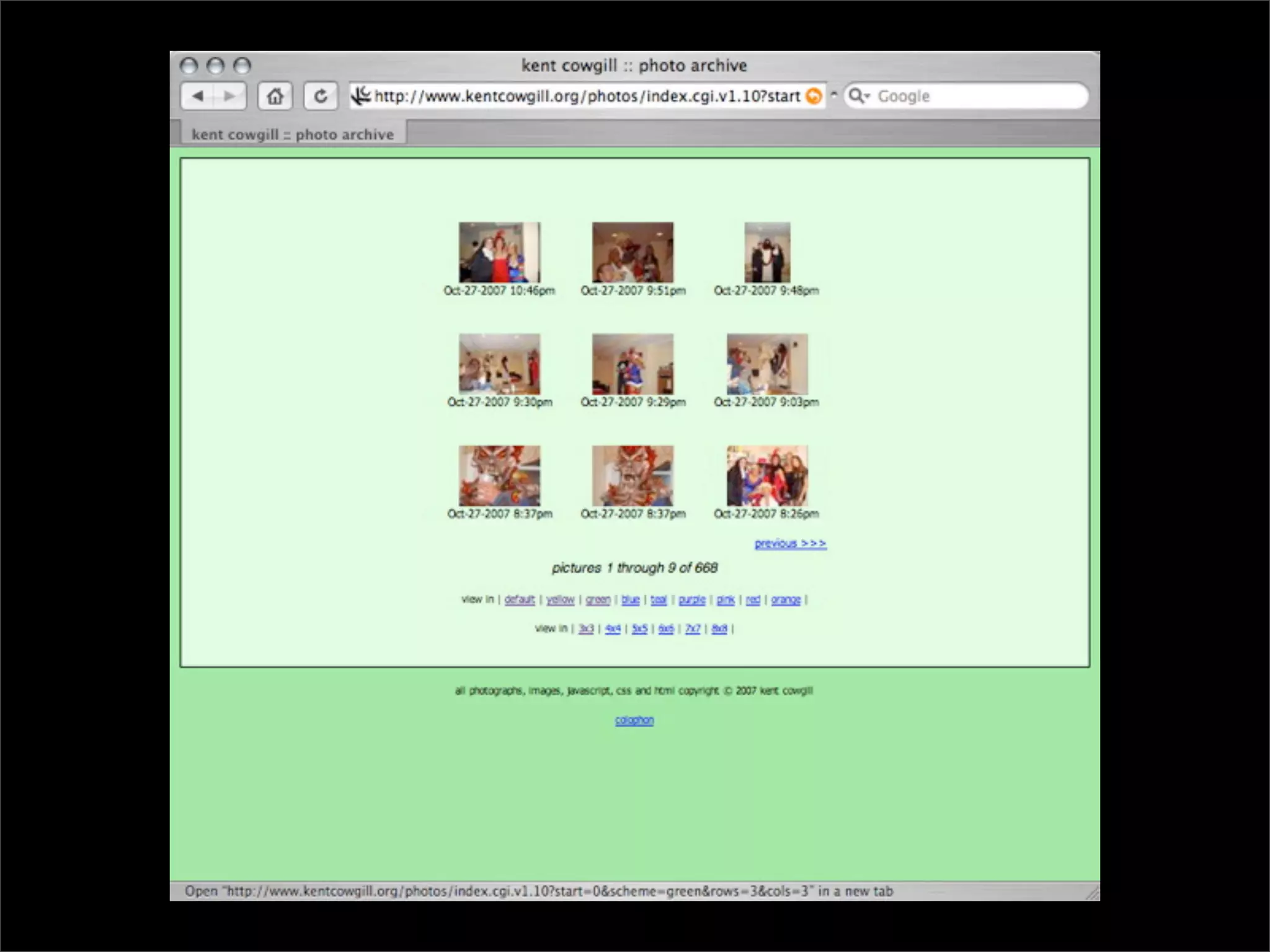 Simple Photo Processing and Web Display with Perl