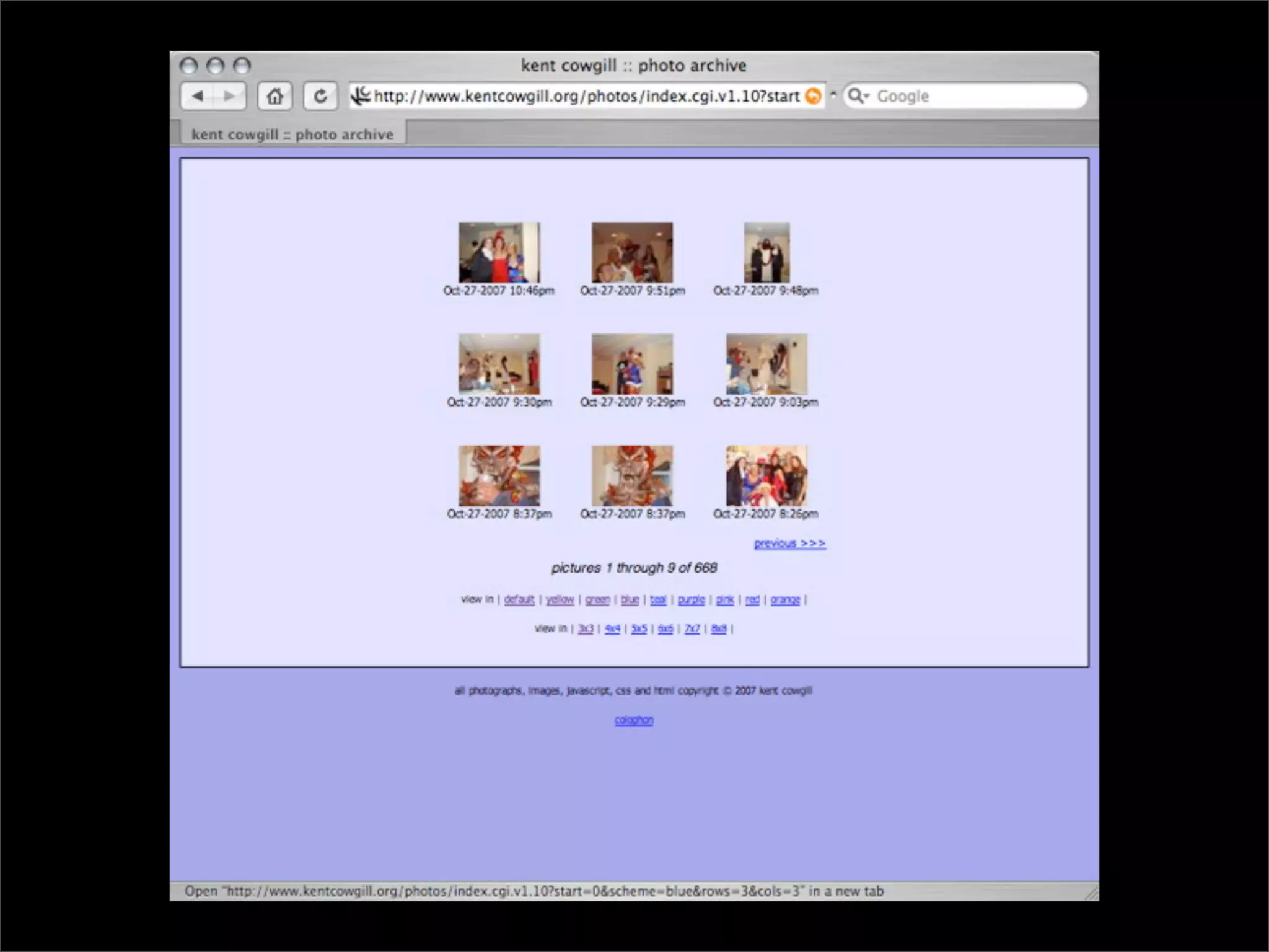 Simple Photo Processing and Web Display with Perl