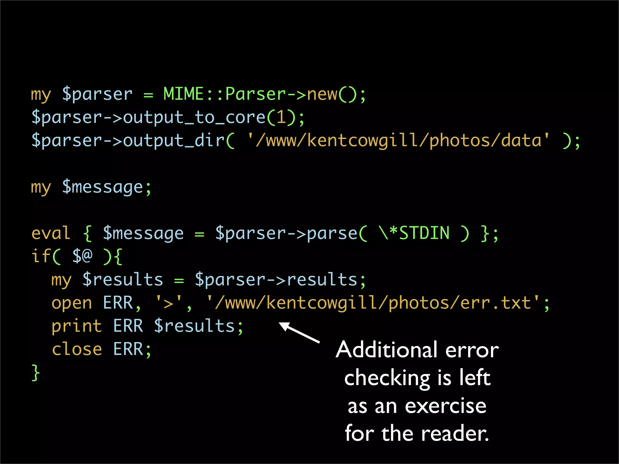 Simple Photo Processing and Web Display with Perl