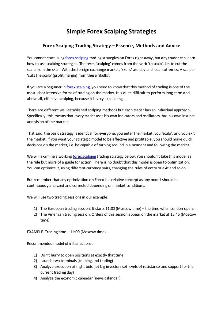 Forex scalping or long term Forex scalping or long term