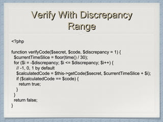 Simple Two Factor Authentication | PPT