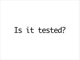 Simple Ways To Be A Better Programmer (OSCON 2007)