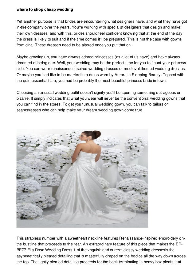 cheap wedding designers